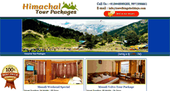 Desktop Screenshot of himachaltourpackagesonline.com